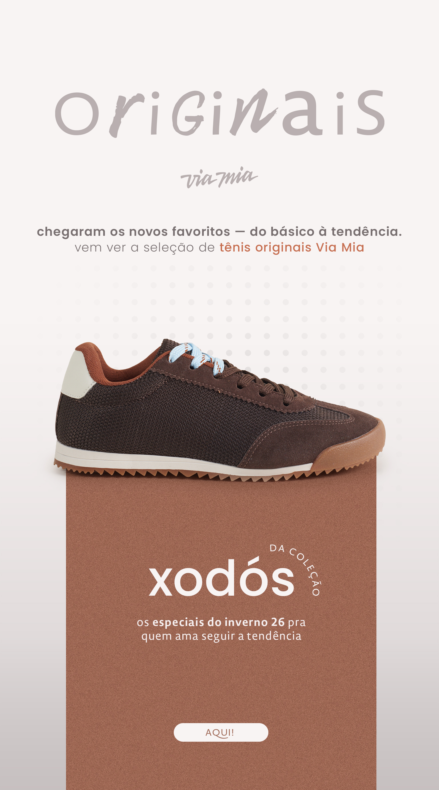 Tênis originais via mia